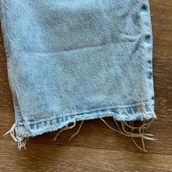 Abercrombie The Crop Wide Leg Ultra High Rise Jeans - Picture 4 of 6